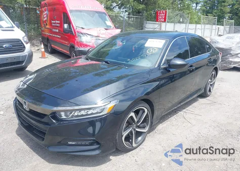 2019 Honda Accord Sport из США, поврежденный, VIN 1HGCV1F34KA057015